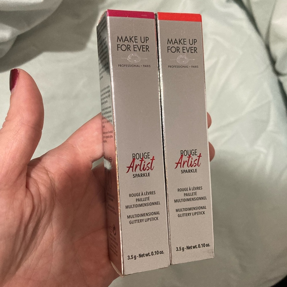 Makeup Forever Rouge Artist Sparkle Lipstick (2) Pack